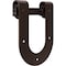 Ekena Millwork Premium Horseshoe Roller Hanger w/ Bolts for Barn Door for 2 1/4" Doors, Rustic Brown GB60015R2RB - alternate 3